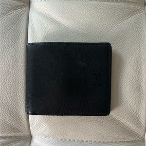 Mila Schon Men’s Black Leather Wallet